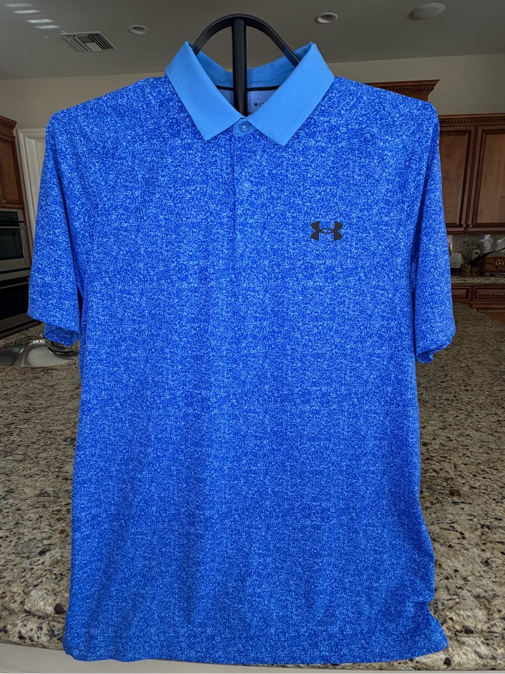 Under Armour Men’s Iso-Chill Royal Blue Heather Polo